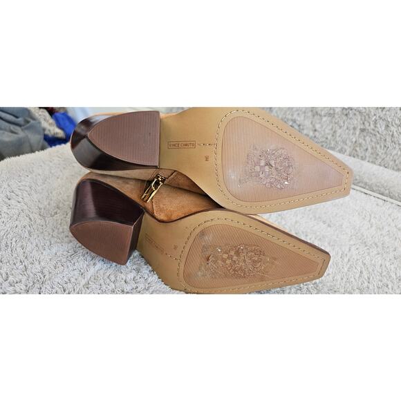 Vince Camuto Womens Nerlinji Slouched Leather Western Boots Size 9M - Picture 5 of 7